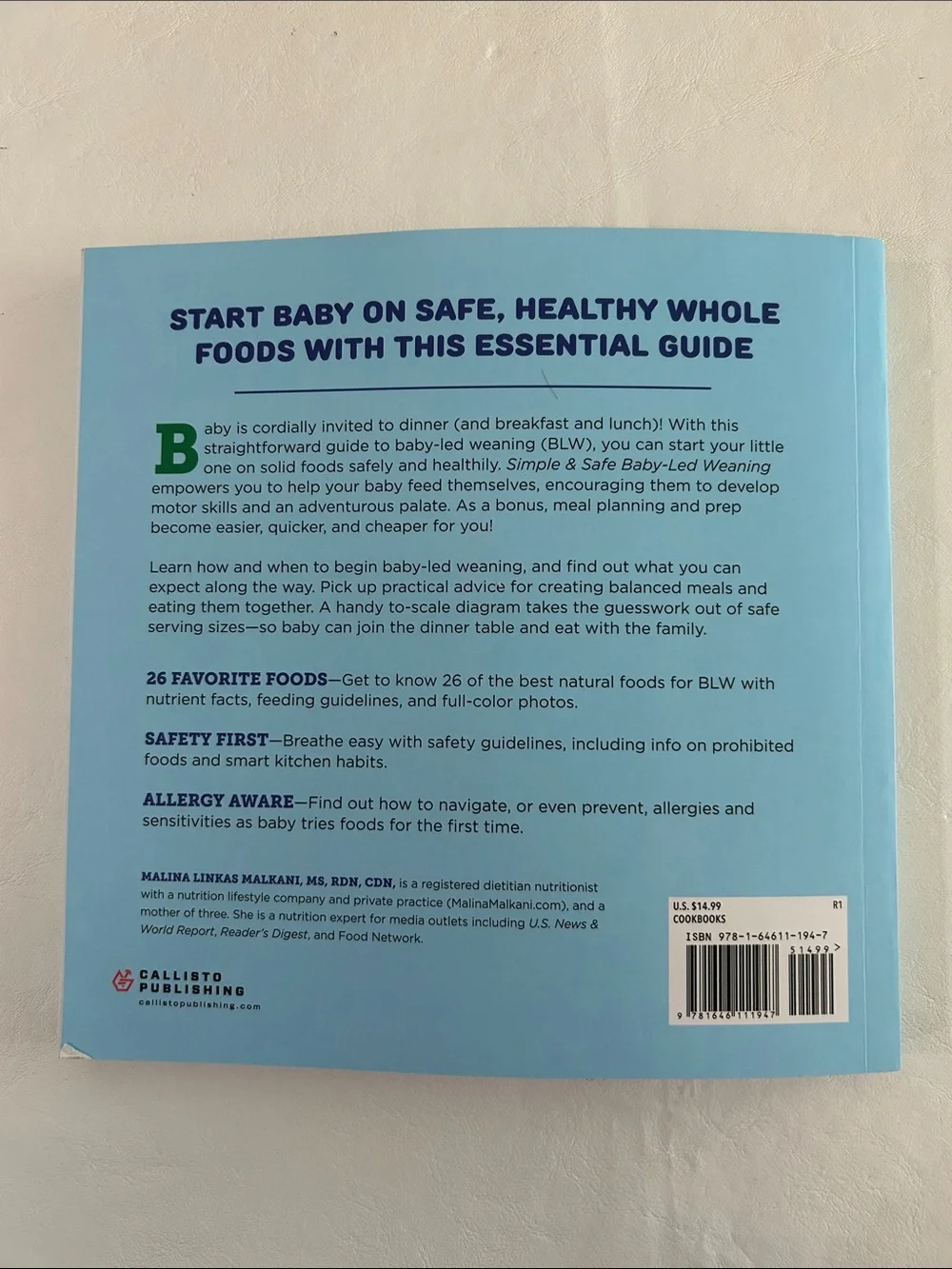 Baby-Led Weaning Book - Simple & Safe